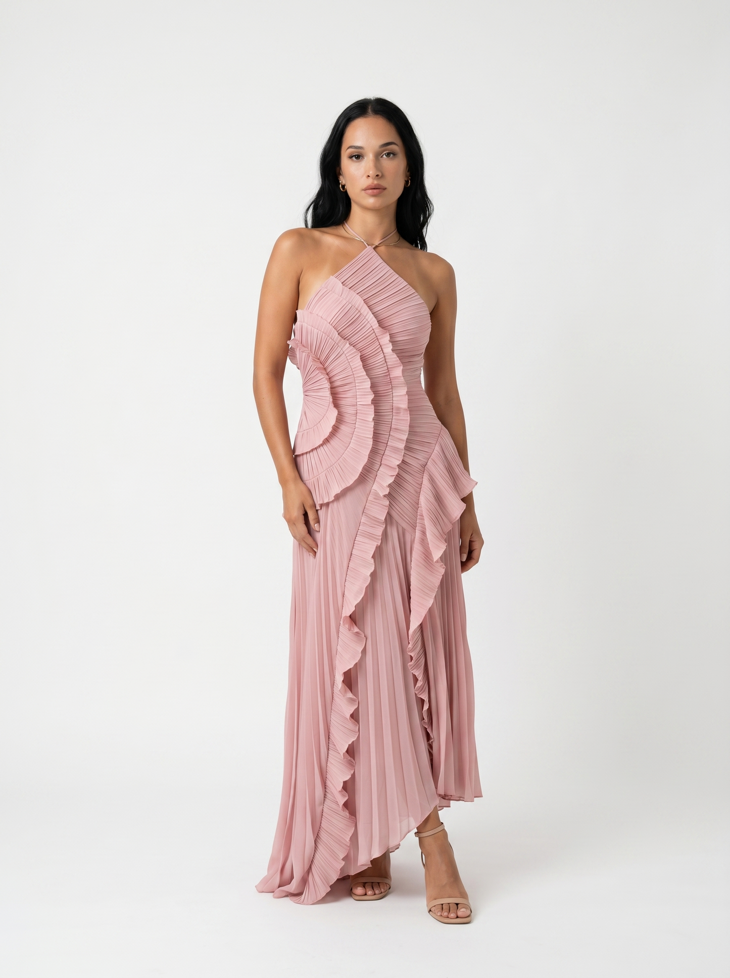 Ángela | Vestido Largo con volantes