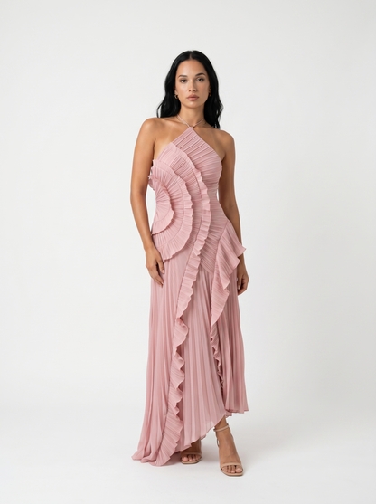 Ángela | Vestido Largo con volantes
