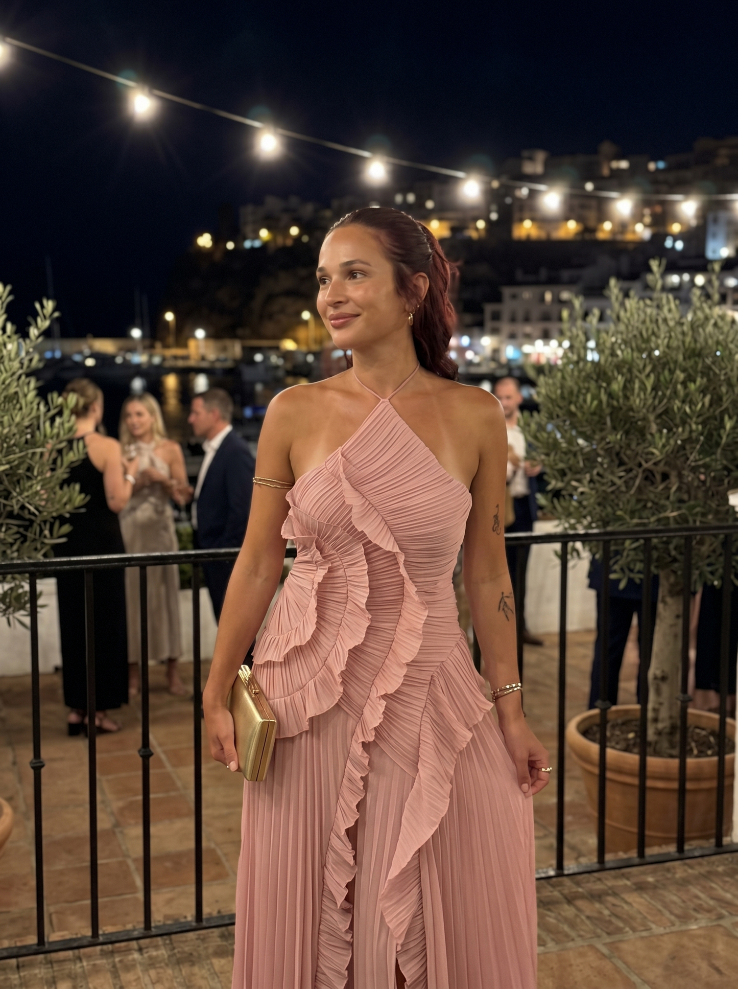 Ángela | Vestido Largo con volantes
