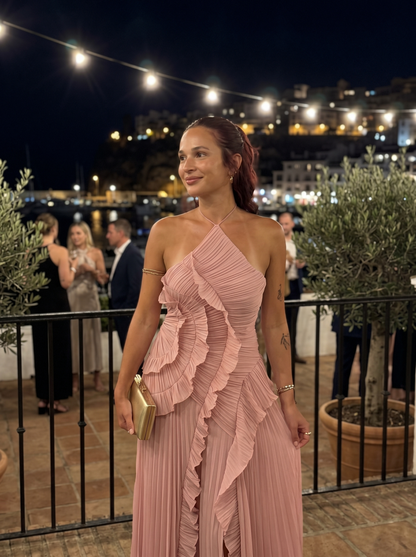 Ángela | Vestido Largo con volantes