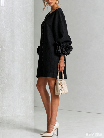 Mercedes | Vestido Corto Elegante