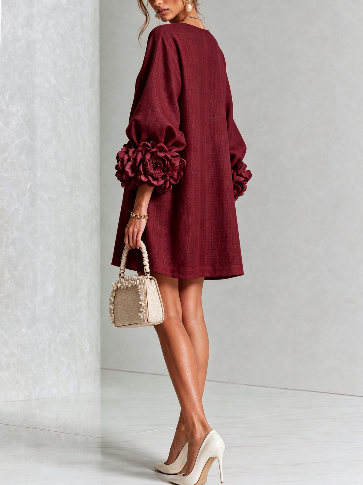 Mercedes | Vestido Corto Elegante
