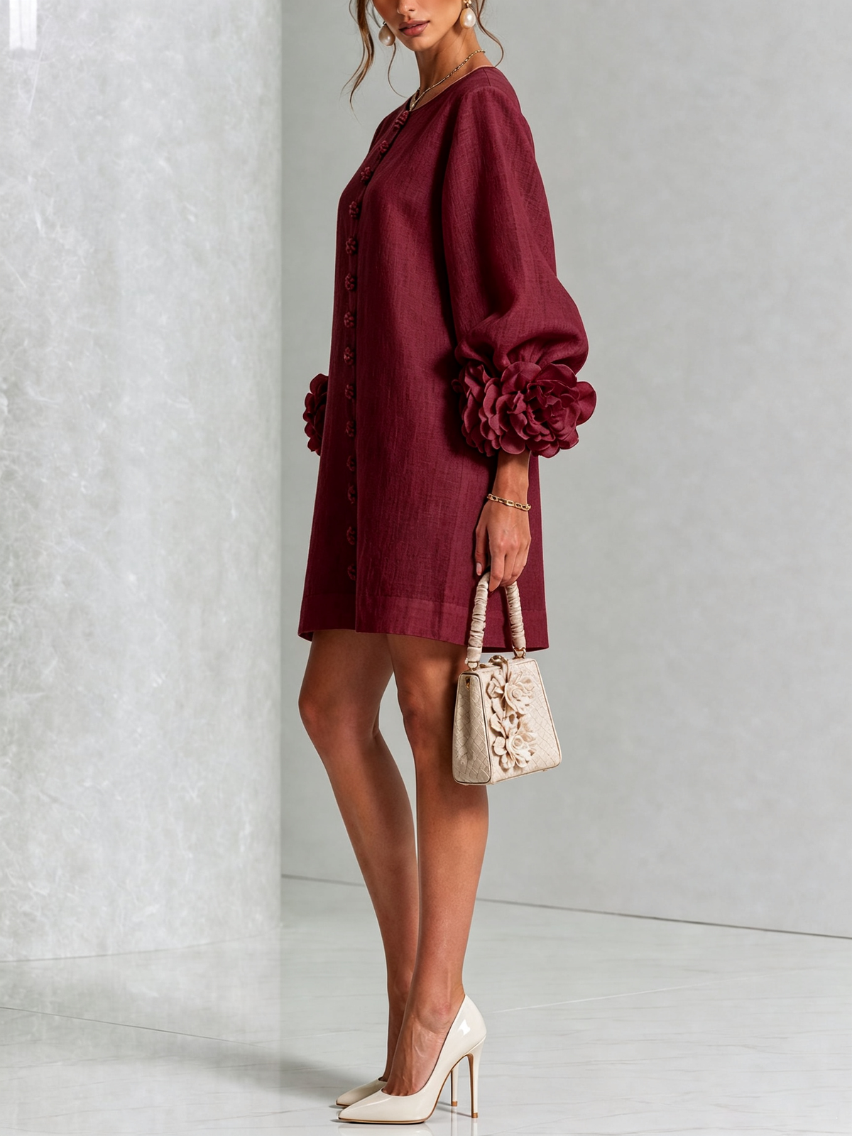 Mercedes | Vestido Corto Elegante