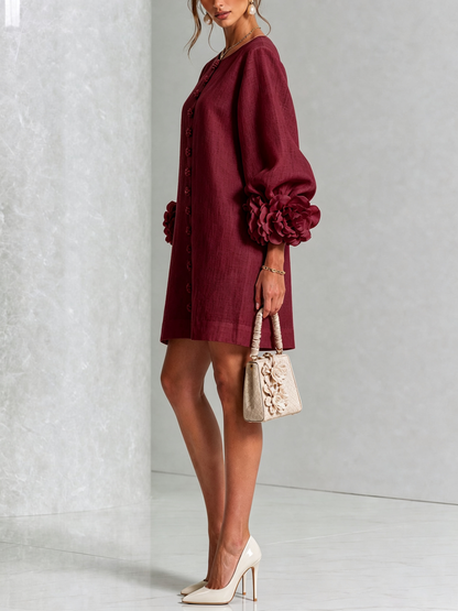 Mercedes | Vestido Corto Elegante