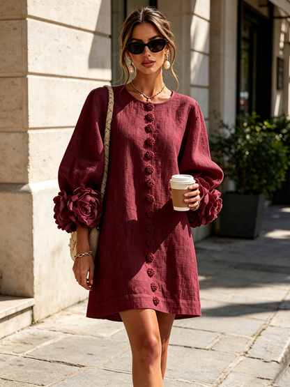 Mercedes | Vestido Corto Elegante