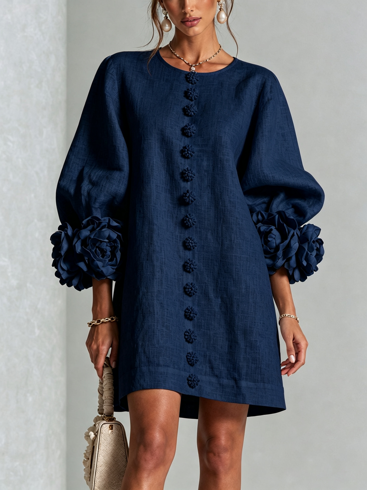 Mercedes | Vestido Corto Elegante