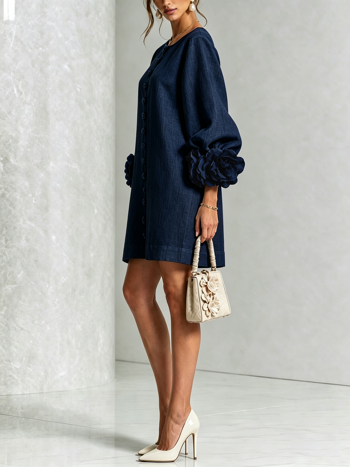 Mercedes | Vestido Corto Elegante