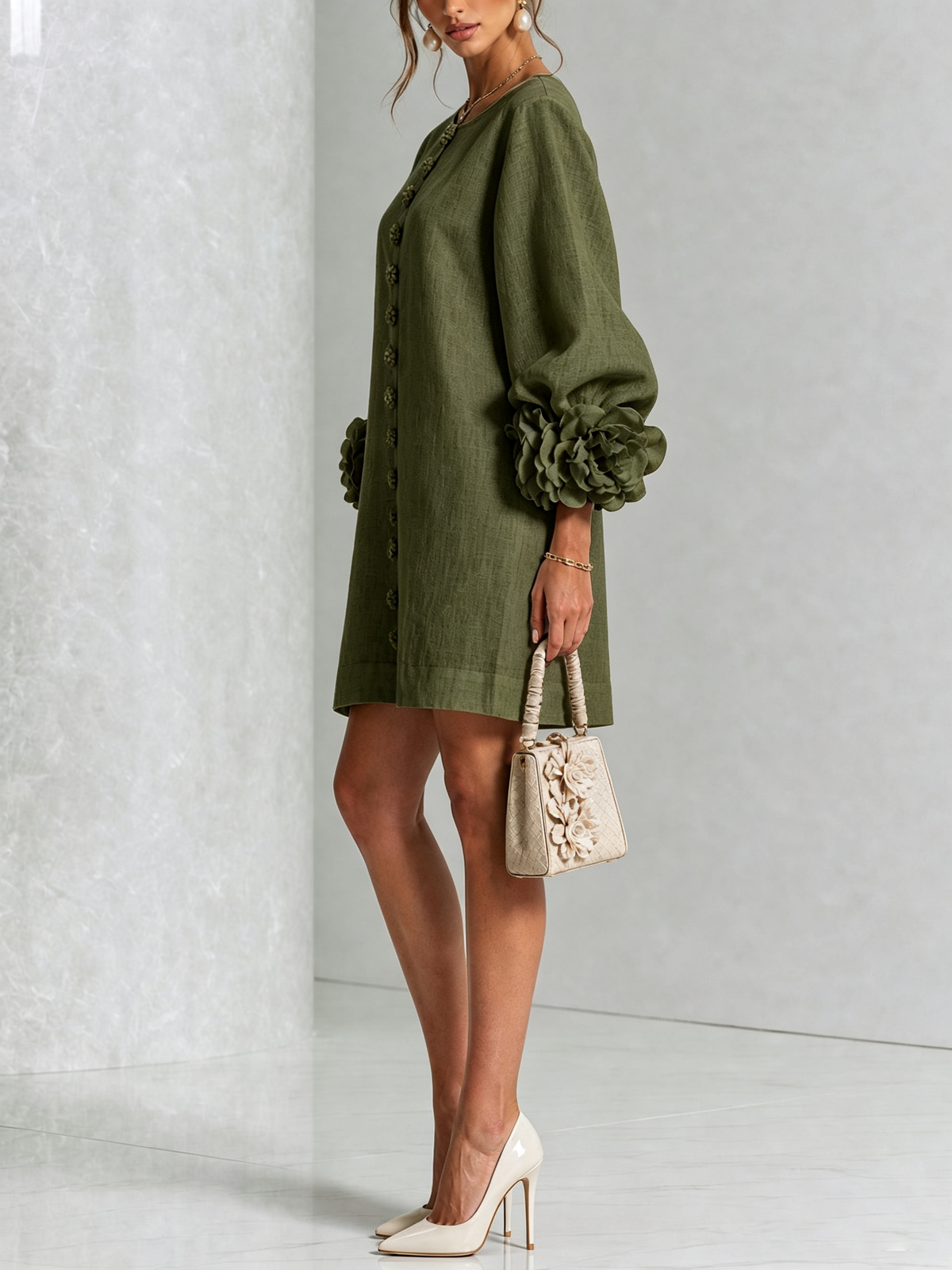 Mercedes | Vestido Corto Elegante